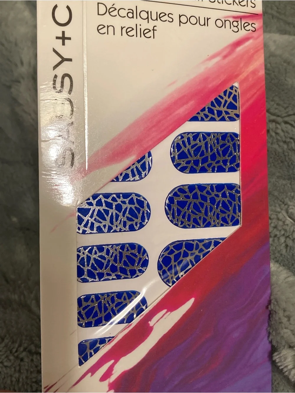 8 NEW packs of Sassy + Chic nail strips